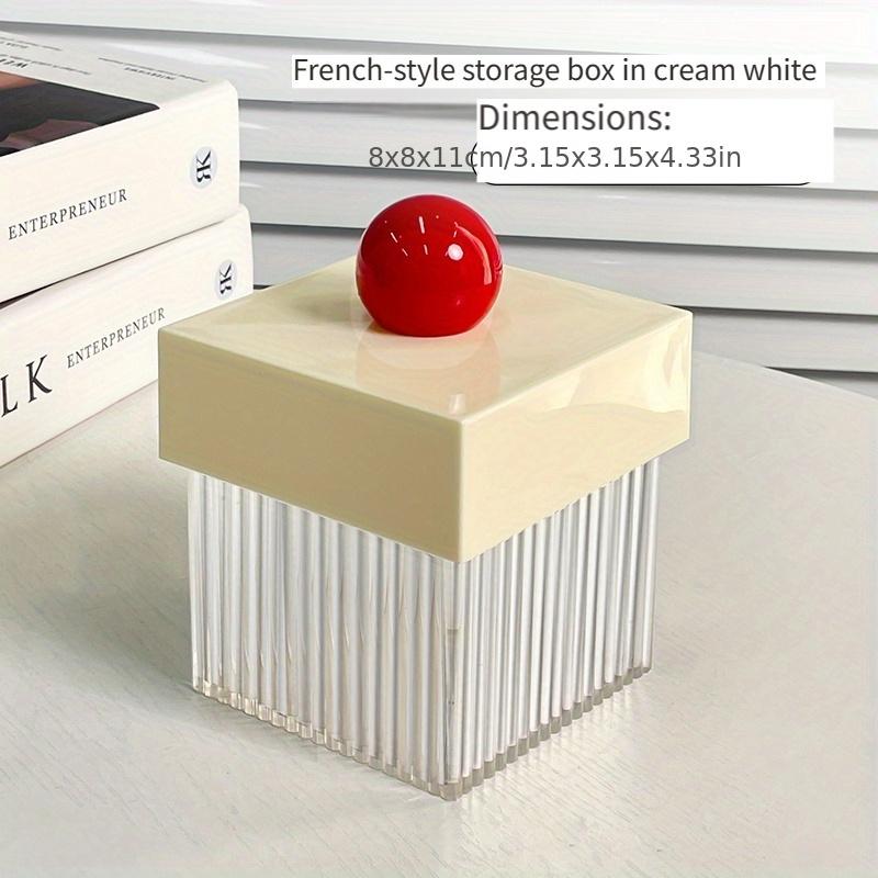 1pc Plastic Countertop Swab Storage Box with Lightweight Design - Use Without Electricity 948₽