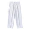 White Boys' Summer Dress Trousers for Elementary Students