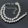 Pearl Titanium Steel Cross Choker Necklace - Unisex Heavy Industry Niche Design