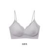 Liquid foundation seamless underwear women's small breasts gather and close sub-breasts soft support pull suspenders thin shoulder straps bra