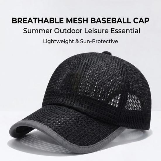 Baseballkappe Ultra-Leicht Netz Atmungsaktiv Hut 360 Grad Belüftung Sonnenschutz Outdoor Sport Laufen Hut Sommer Baseballkappe