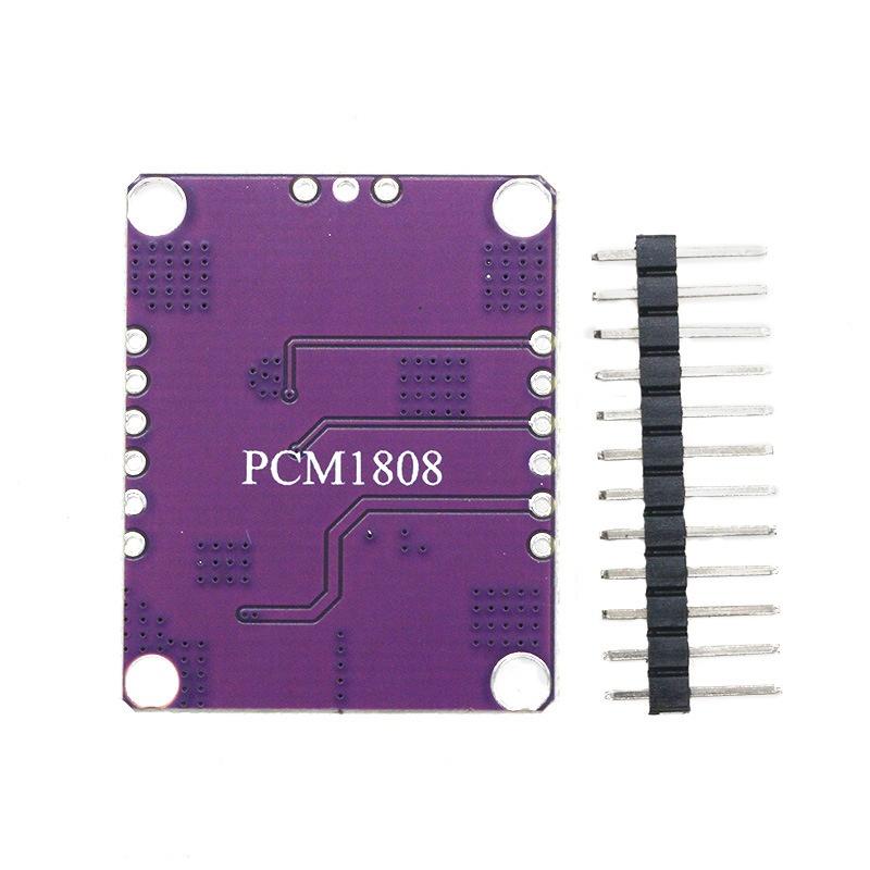 1/2/3 ks Pcm1808 24bitová zesilovací deska přehrávač modul 105dB SNR Audio Stereo ADC nesymetrický analogový vstup dekodér