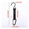 Backpack Hanging Hook Metal Hardware Carabiner Bag Gear Clip Iron Travel Accessory