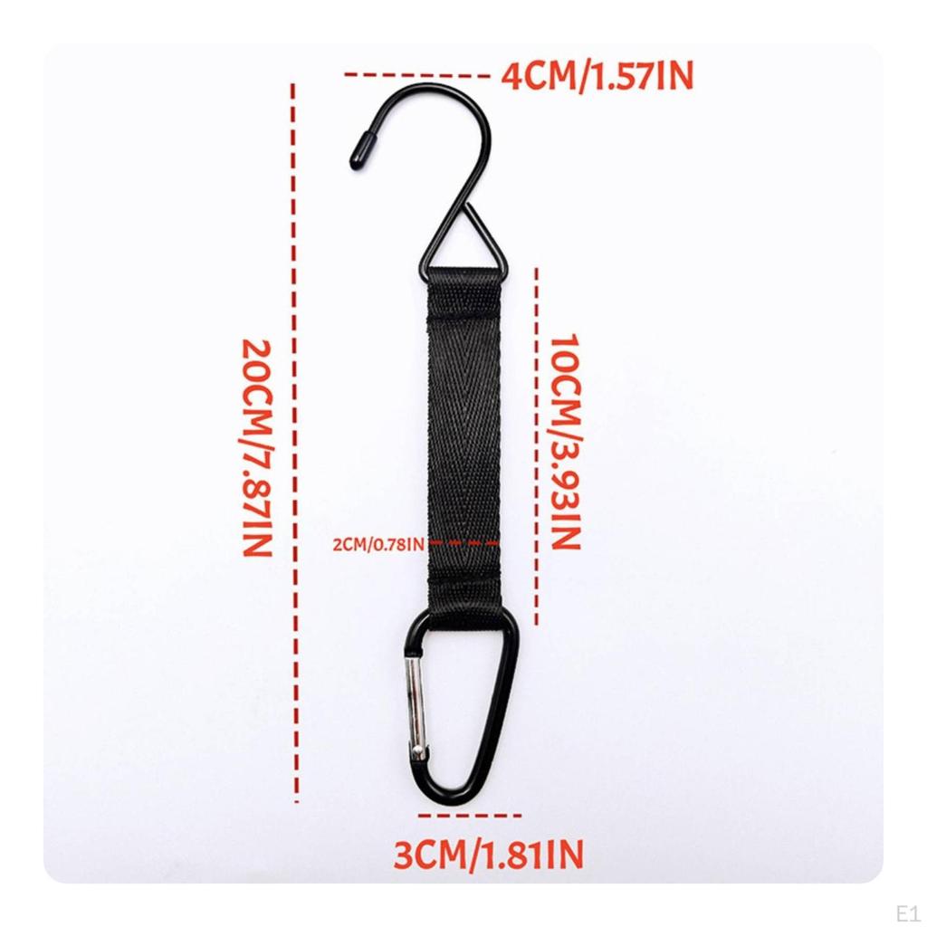 Backpack Hanging Hook Metal Hardware Carabiner Bag Gear Clip Iron Travel Accessory