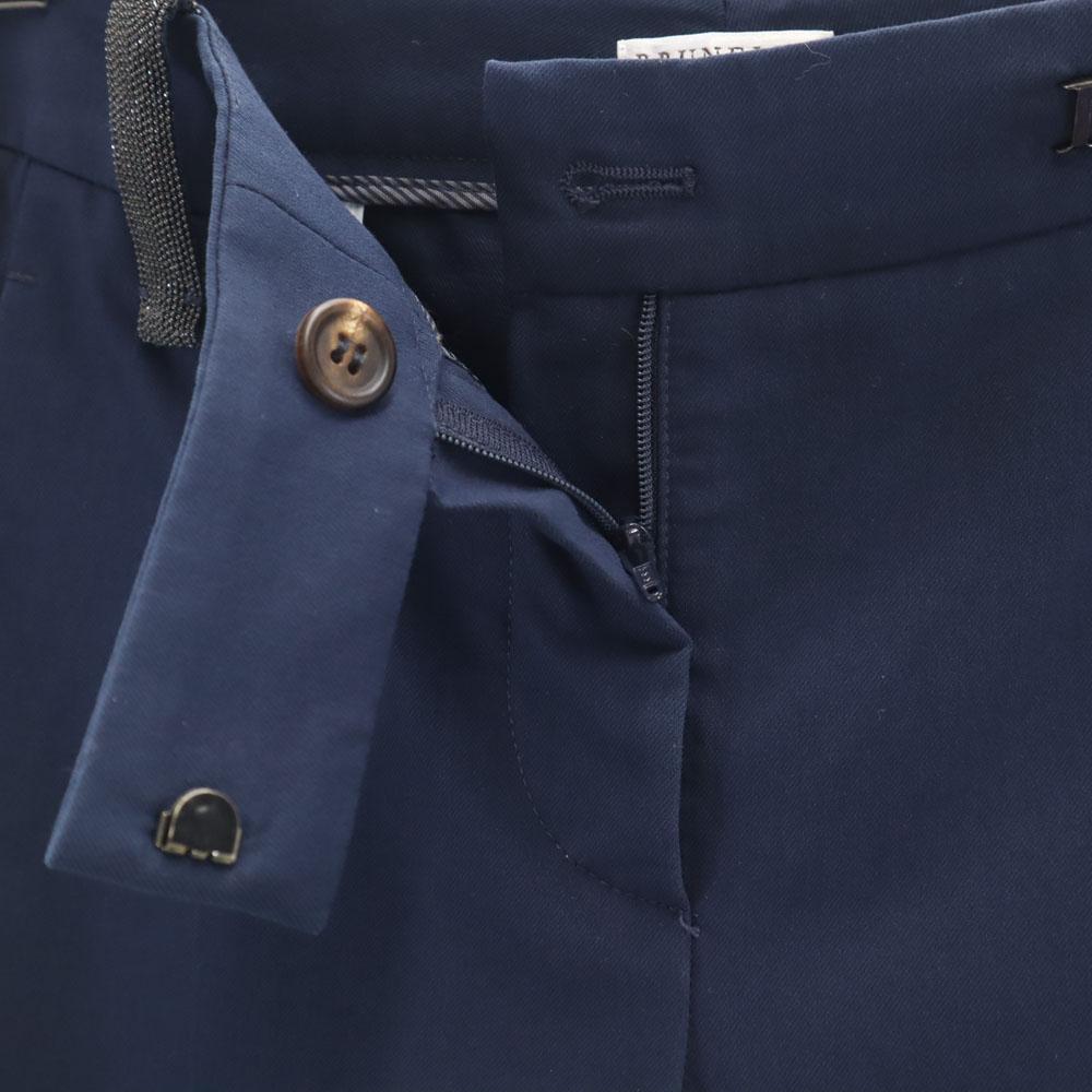 Brunello Cucinelli Slacks pants 36 Navy Women Used