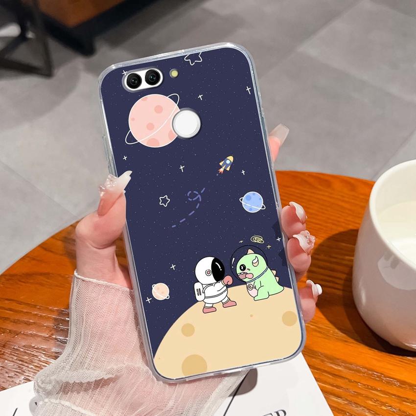 For Huawei Nova 2 2S 3 3e 4 4e 5 5i 7i 6 7 SE Luxury Clear Phone Case Beautiful Butterfly Wing Pattern Soft Silicone Anti Fall Shell For Huawei Casing