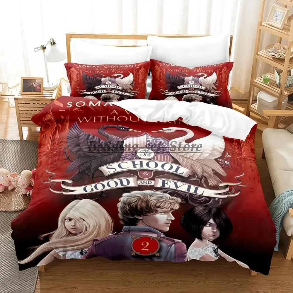The School For Good And Evil Bedding Set Single Twin Full Queen King Size Bed Set Aldult Kid Bedroom Duvetcover Sets Bed