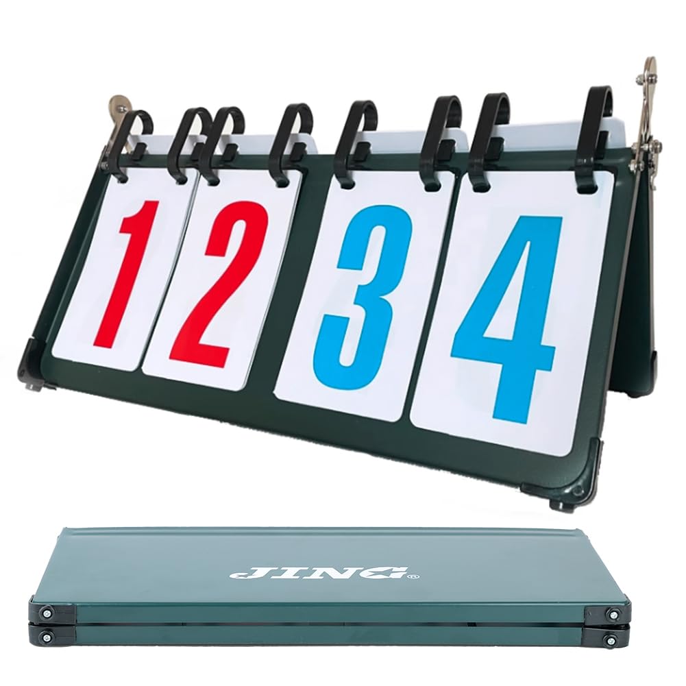 ЭЛЕКТРО-WEIDEWORLD Табло для подсчета очков, 4-значное, Универсальное, Водонепроницаемое, Спортивное табло, Портативное, для Спортивных дней, Игр, Бейсбола, Футбола, Баскетбола, Табл