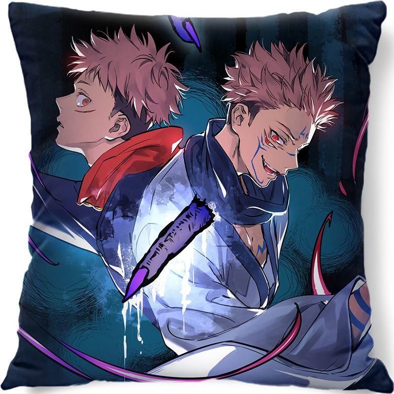 Gojo Satoru Jujutsu Kaisen Peripherie-Kissen Itadori Yuji Animation Schlafsaal Schlafzimmer Sofakissen Zweidimensionales quadratisches Kissen