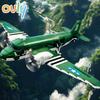 Ovly Douglas C-47 Transport Aircraft Model Building Block Fighter Toy Compatible with Bricks Children's Birthday Gift
