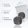 Boyido Stainless Steel Spiral Scourers with Scouring Pad