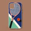 Tennis Print Phone Case For Iphone 11 12 13 Mini Pro Xs Max 8 7 6 6s Plus X 5s Se 2020 Xr Cover