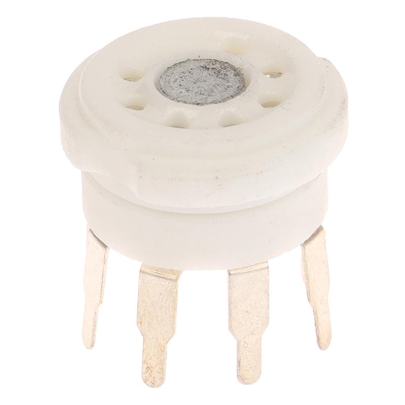 1Pcs 6Aq5 Eaa91 6J1 6J2 6X4 6Z4 Tube Socket Gold-Plated Socket For 7Pin B7G Vaccum Tube Amplifier Audio Diy