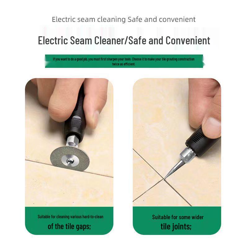 Electric Caulk and Tile Seam Cleaning & Cutting Tool