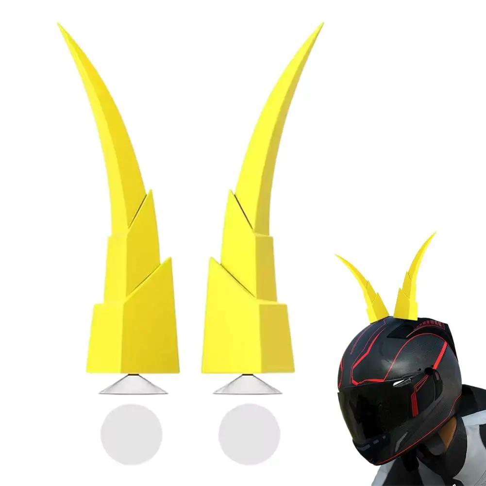 1Pair Motorcycle Helmet Devil Horns Decor Universal Suction Cup Bull Horns for Motorbike, Electric Scooter & Bike Helmet St T1V9