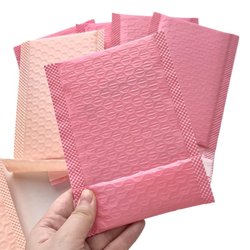Color Packaged Shipping Small Card Sealing Sticker Protective Bag Blue Bubble Packaging Bag Card Sleeve Bubble Envelope Bag