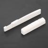 Guitar Nut Saddle Set White Pure Cow Bone Cutting for Folk Acoustic Guitar Accessories