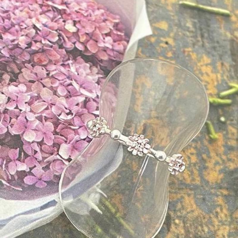 Ollia Daisy Cubic Daily Layered 925 Silver Ring