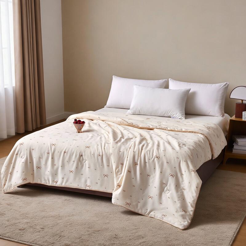 Jieliya Cloud-Feel Antibacterial Soy Fiber Summer Quilt