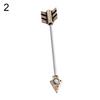 Retro Arrow Industrial Scaffold Bar Ear Cartilage Helix Barbell Piercing Jewelry