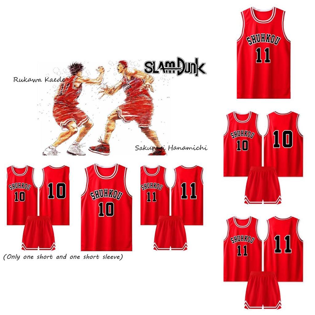 Slam Dunk Cosplay Costume Sakuragi Hanamichi, Rukawa Kaede, S-xxxl