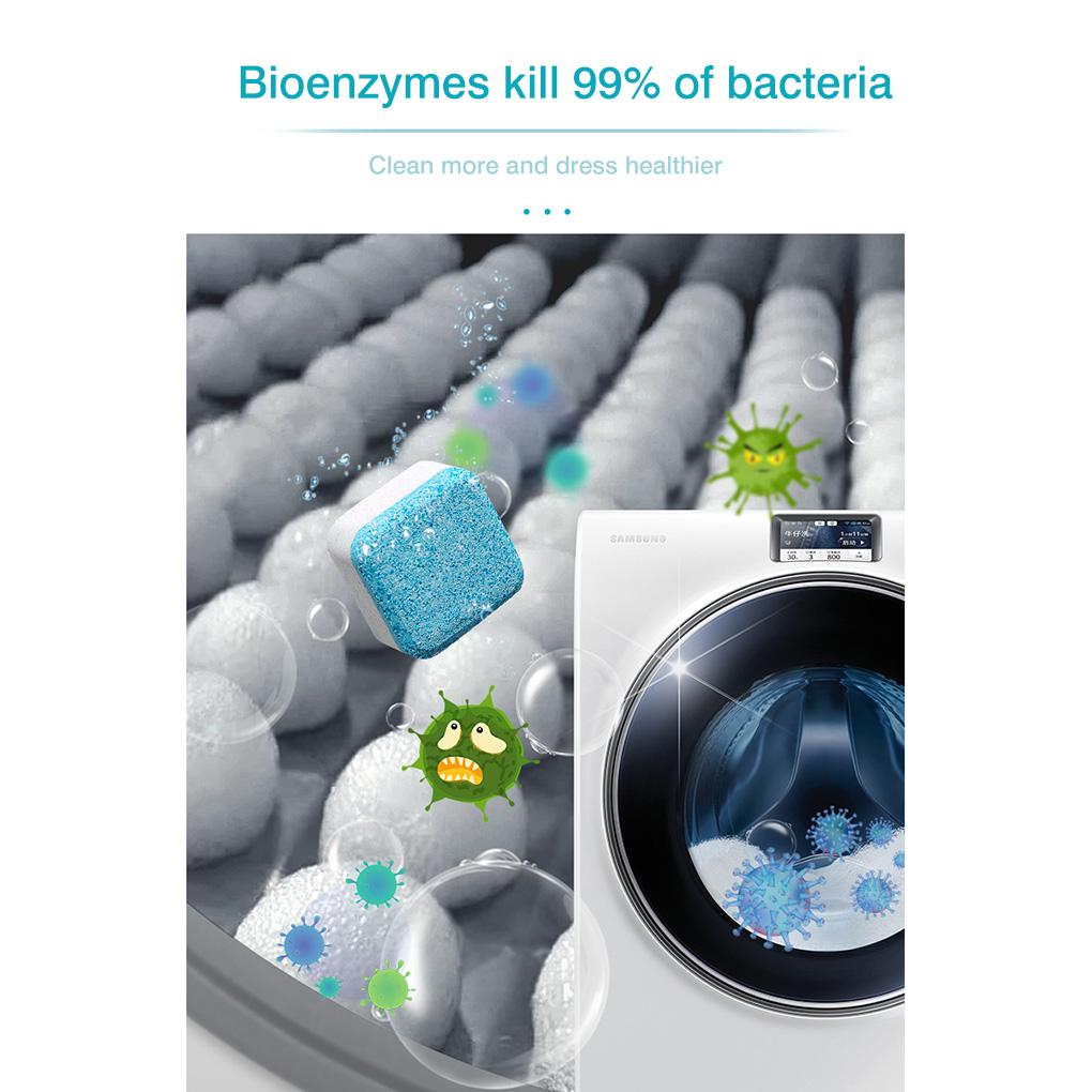 10/50Pcs Affresh Durable Washing Machine Cleaner Descaler Deep Cleaning Chemicals Remover Effervescent Tablet Granules TXTB1