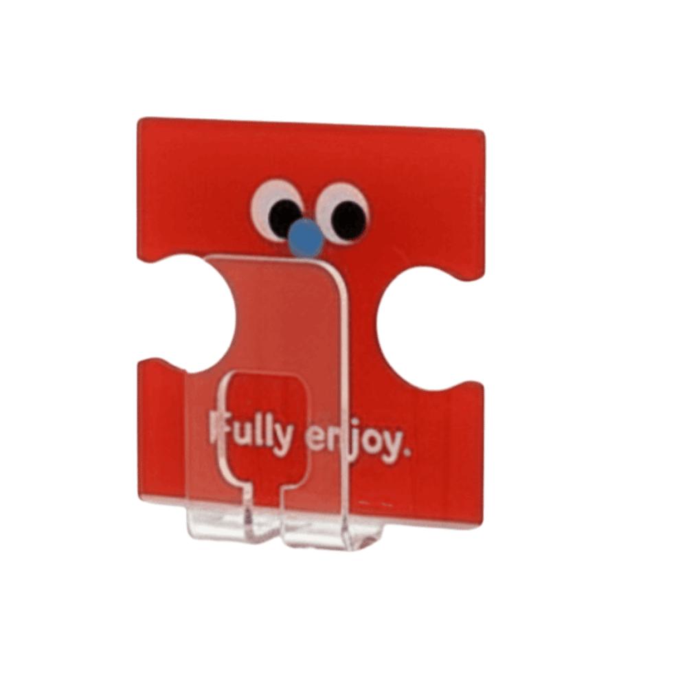 

Waterproof Self-Adhesive Hook Thickened Toothbrush Holder Utility Puzzle Shape Hook Bathroom Door червоний