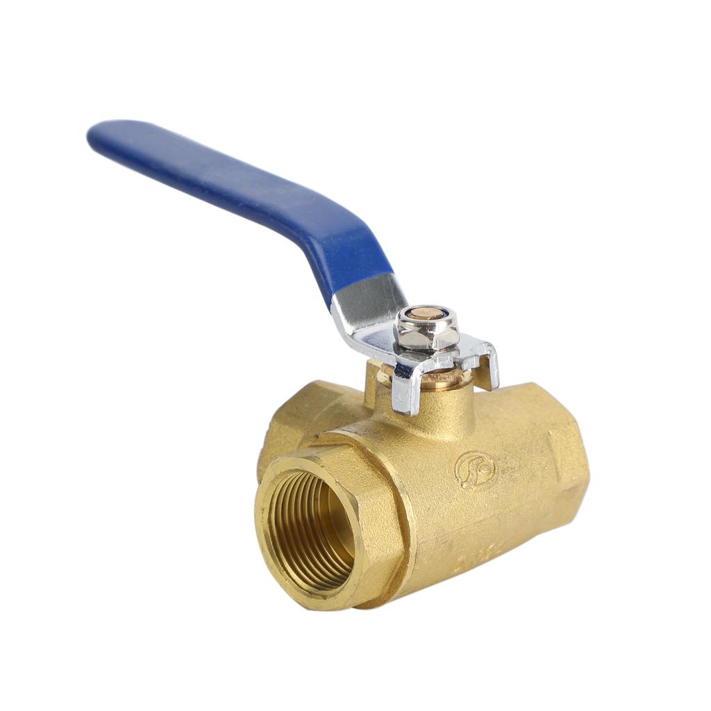 G3/4" 3 Way Ball Valve Three T Port Brass Female Type For Water Oil And Gas