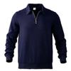Men S Long Sleeve Half Zip Jacquard Pullover Sweatshirt For Spring Autumn