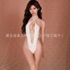 New Free Sex Sexy Underwear Hollow Lace-up Open Onesie Women's Hot Flirting Uniform Seduction Pajamas