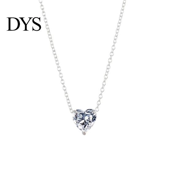 Eleganckie kobiety Serce Rhinestone Wisiorek Łańcuszek Naszyjnik Obojczyk Choker Prezent