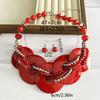 Elegant Shell Jewelry Set With Geometric Design Lightweight Sturdy For Daily Wear And Special Occasions Multiple Color Options