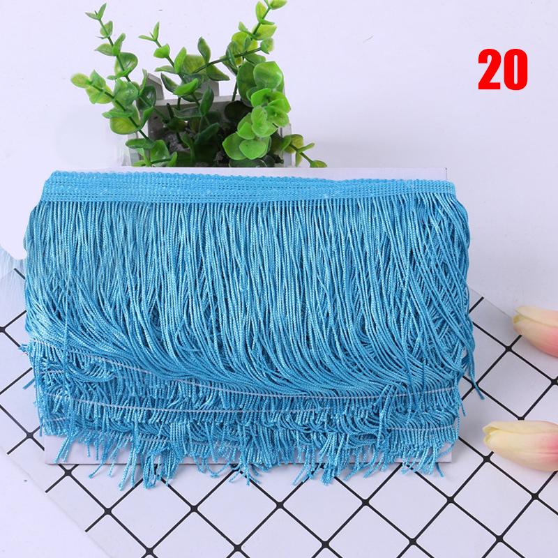 10 metrů latinská třásňová krajka makramé 15cm krajková ozdoba třáseň rayon DIY samba taneční šaty jevištní oděv šicí doplněk