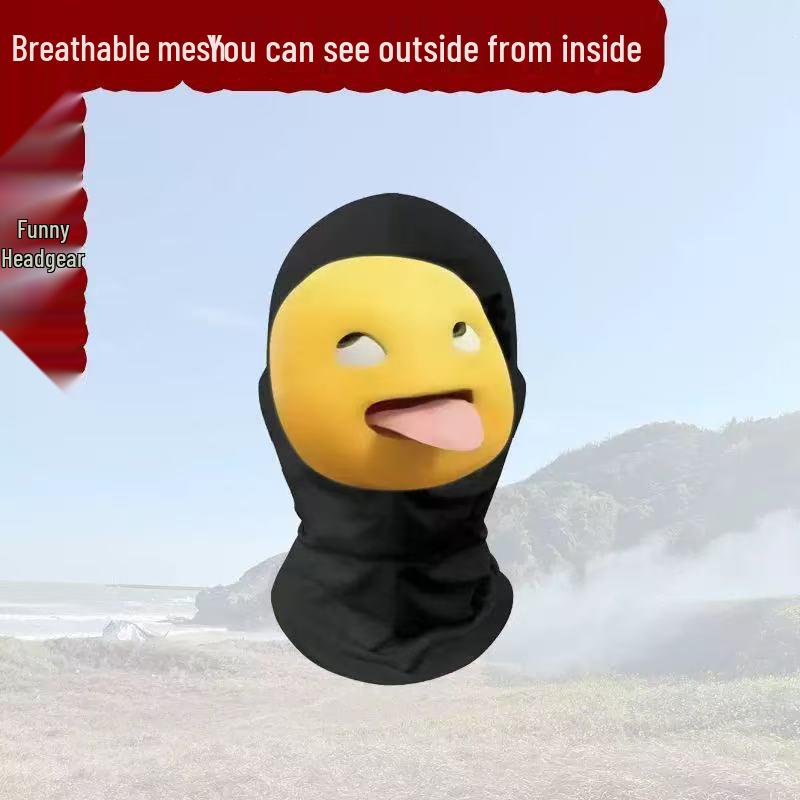Influencer Cartoon Character Full Face Sun Protection Breathable Cycling Headband