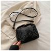 Stylish Solid Color Clutch Bags Pu Leather Women Woven Hobo Bag Commute Small Shoulder Bag Party
