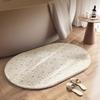 Imitation Cashmere Bathroom Floor Mat Absorbent Foot Mat Household Carpet