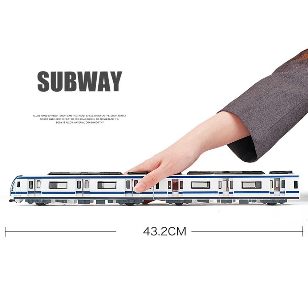 1/87 G1001 High-speed Metro Train Pull Back Connection Vehicle Model Kids Vehicle Children's Toy