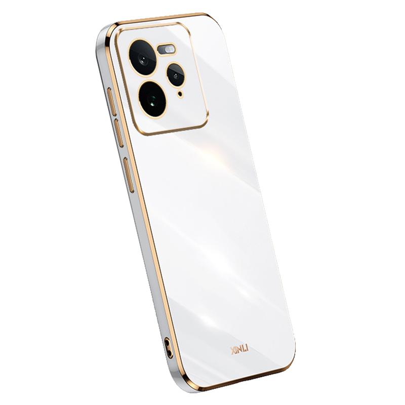 XINLI For Realme GT 7 Pro 5G Case TPU Phone Cover with Electroplating Frame
