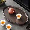 Bamboo Serving Tray Fruit Platter Tea Cup Storage Tray Multi-Purpose Snack Platter for Fruit Desserts Cheese