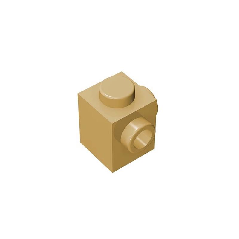 50pcs 26604 Modified 1 X 1 Studs On 2 Sides Bricks Collections Bulk Modular GBC Toys For Technical MOC DIY Building Blocks Compa