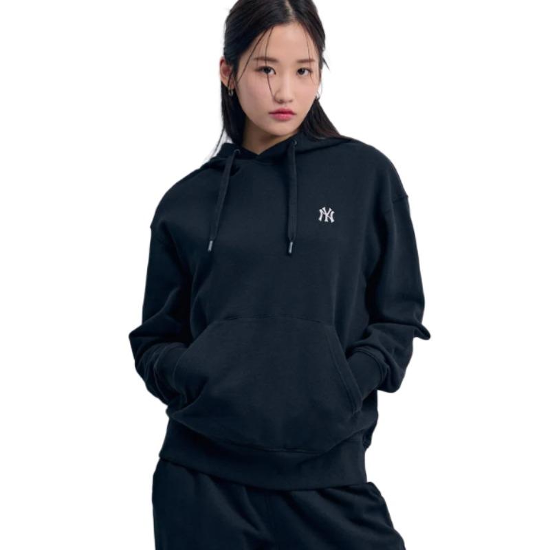 MLB SS24 Logo New York Yankees Hoodie Large Unisexe Noir 3AHDB0141-50BKS