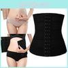 Ceinture de taille premium en fibre de caoutchouc Corset ajustable à trois rangées d'agrafes Shapewear