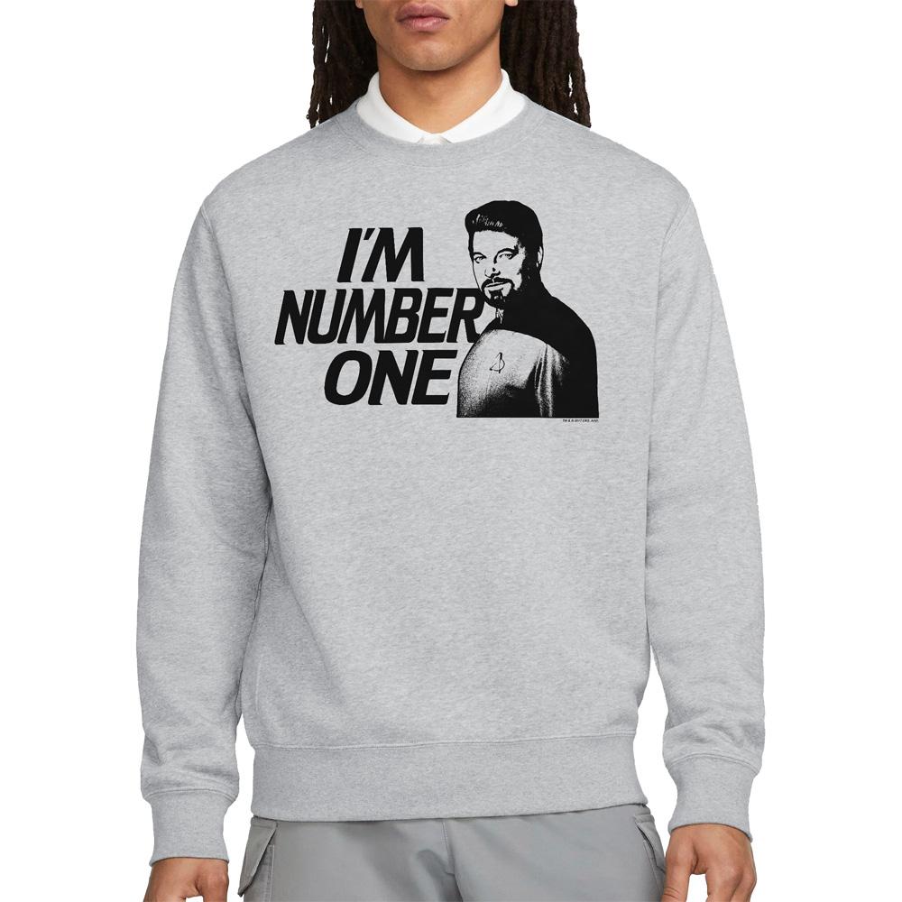 Star Trek Unisex Adult IÂ´m Number One Sweatshirt