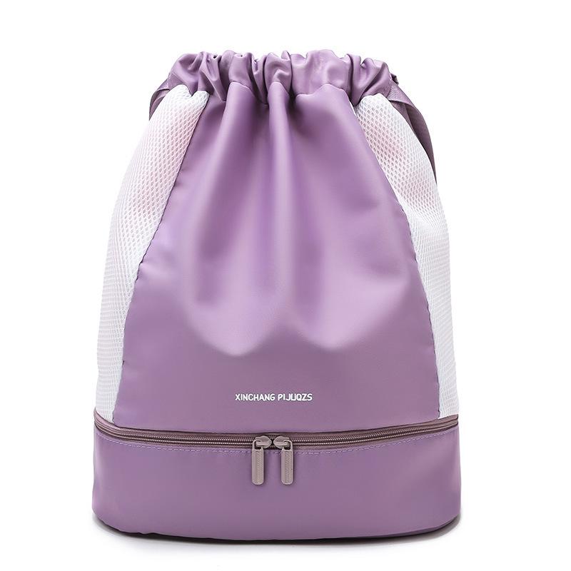 Women's Gym Bag: Wet/Dry Separation, Shoe Compartment, Sports, Swim, Yoga, Travel, Lightweight, Double Shoulder.