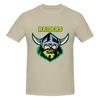 The Raiders Canberra American Retro Tshirt Fresh And Simple Seamless Splicing Cotton Tee