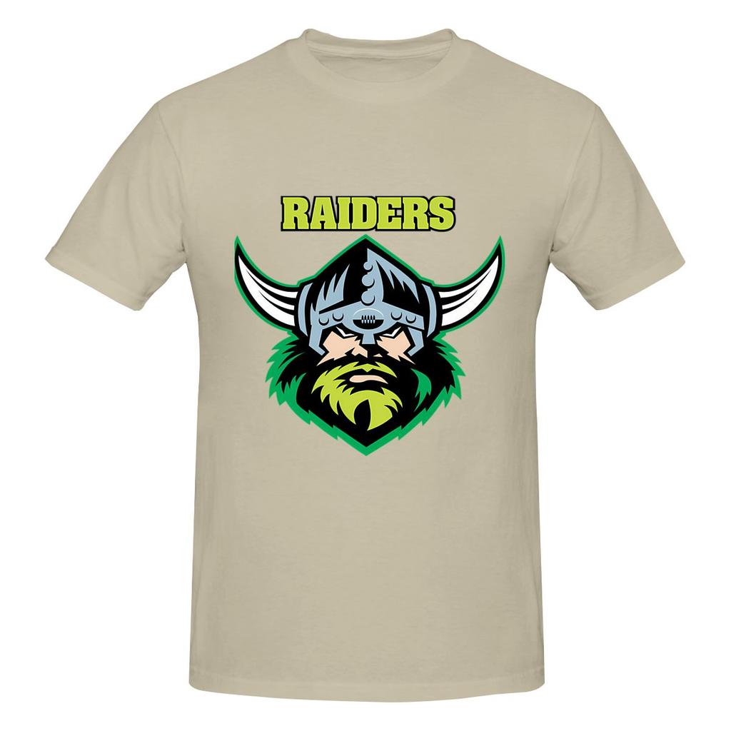 The Raiders Canberra American Retro Tshirt Fresh And Simple Seamless Splicing Cotton Tee