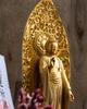 Buddha-Statue Amida Nyorai 25 cm Buddhistischer Tomorin Matsuhisa Prototyp Takaoka-Kupferware (vergoldet/24K Gold) Bildhauer _ "Jodo-Sekte/Jimune" (Amida