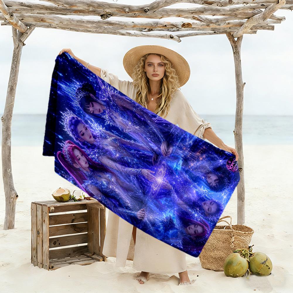 Kpop Demon Beach Towel Quick-Dry Soft Microfiber Comfortable Lightweight