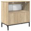 Washbasin Cabinet with Door Sonoma Oak 60.5 x 33.5 x 61 cm