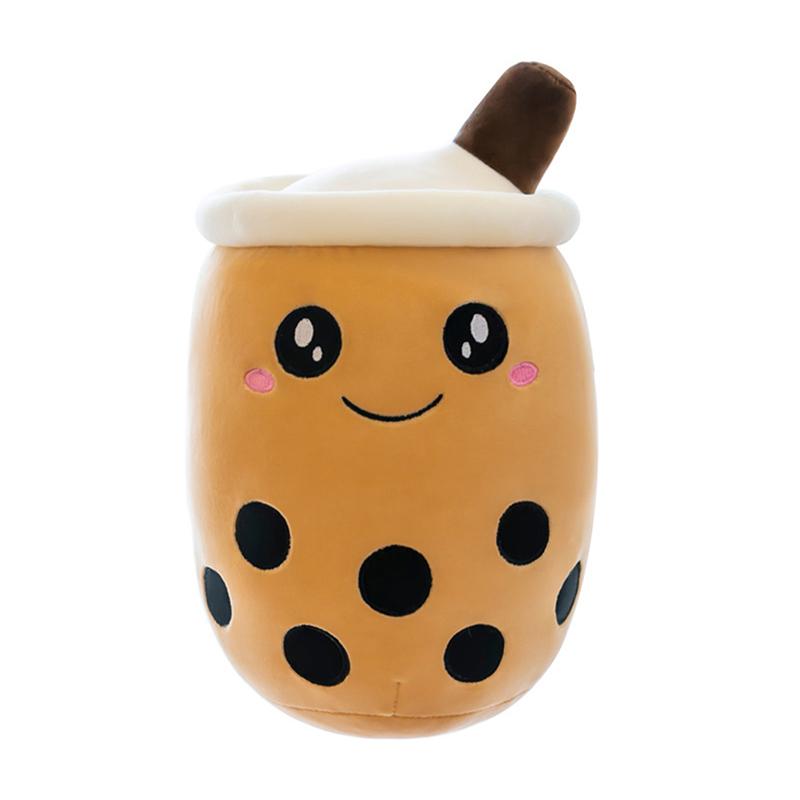 

Милая плюшевая игрушка Boba Milk Tea с мягкой начинкой из жемчуга и молочного чая коричневый